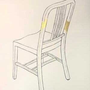 chair gold 1